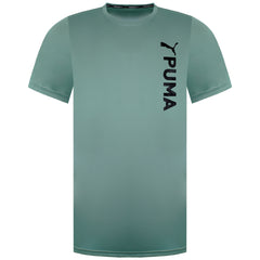 Puma Fit Poly Mens Green T-Shirt