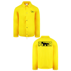 Puma x Maison Kitsune Long Sleeve Collared Yellow Mens Coach Jacket 530430 30