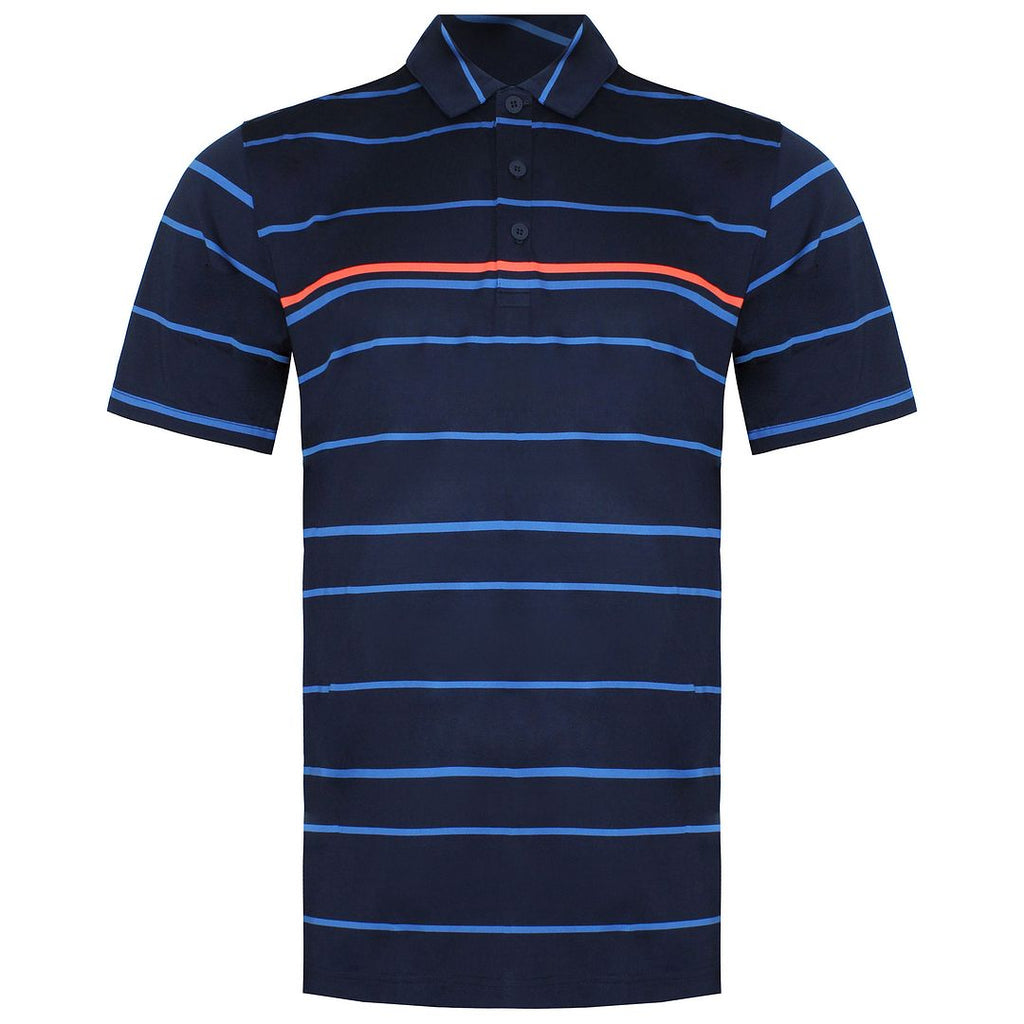 Puma MATTR Border Line Mens Navy Golf Polo Shirt