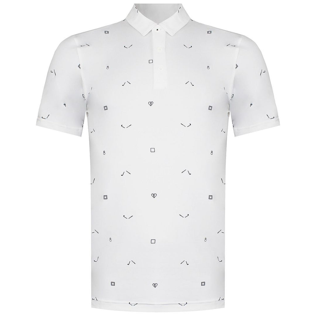 Puma Cloudpsun H8 Mens White Golf Polo Shirt