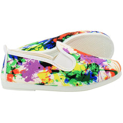 Flossy Style Ronda Kids Multicoloured Plimsolls