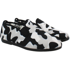 Flossy Style Camouflage Mens Camo Plimsolls