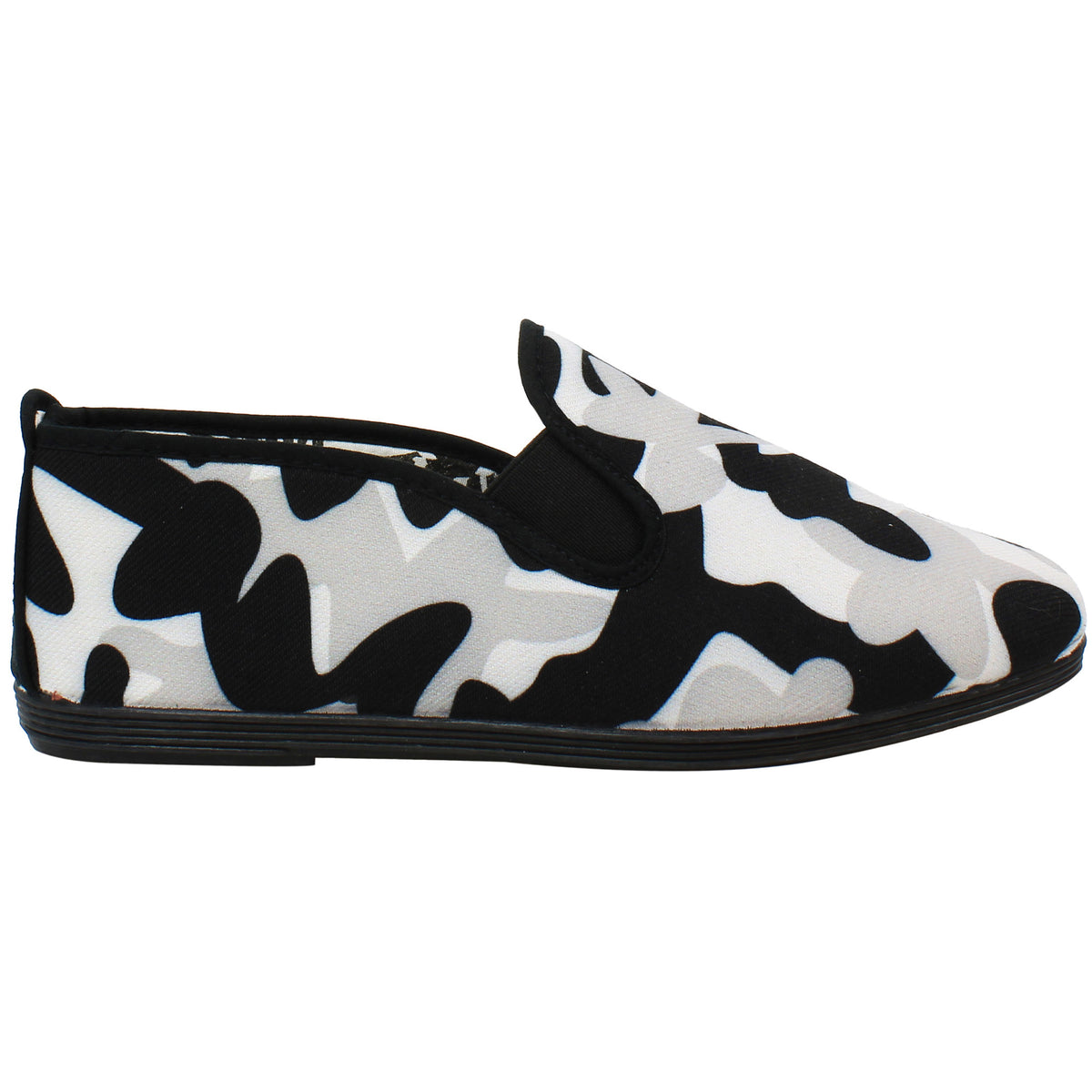 Flossy Style Camouflage Mens Camo Plimsolls