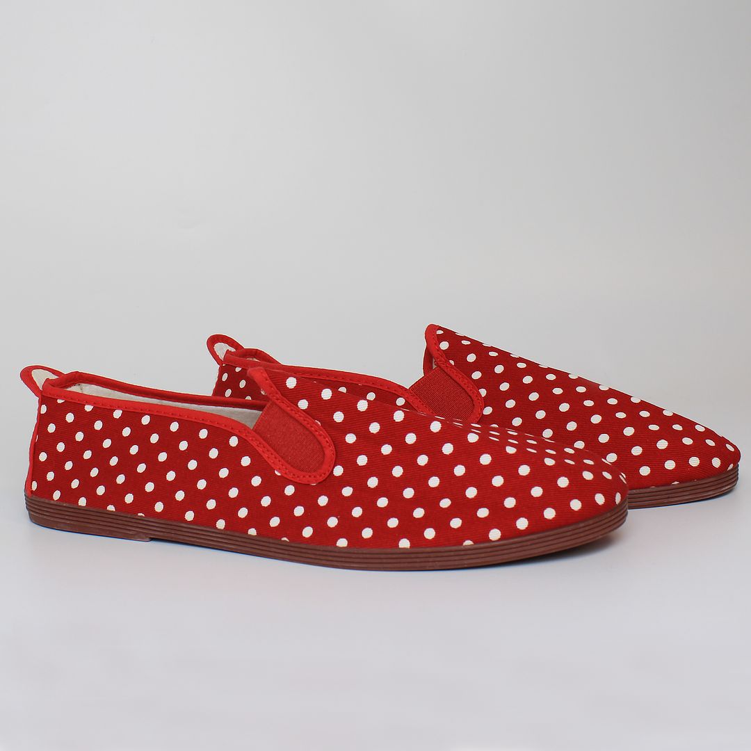 Flossy Gallur Kids Red/White Plimsolls NO BOX