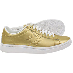 Converse Pro Womens Gold Trainers