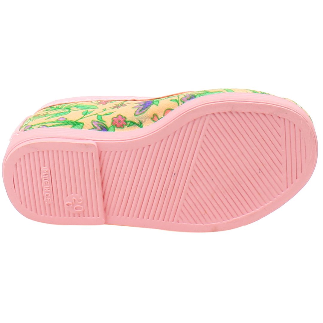 Flossy Style Denia Kids Pink/Green Plimsolls