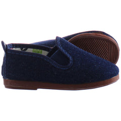 Flossy Pamplona Kids Denim Plimsolls