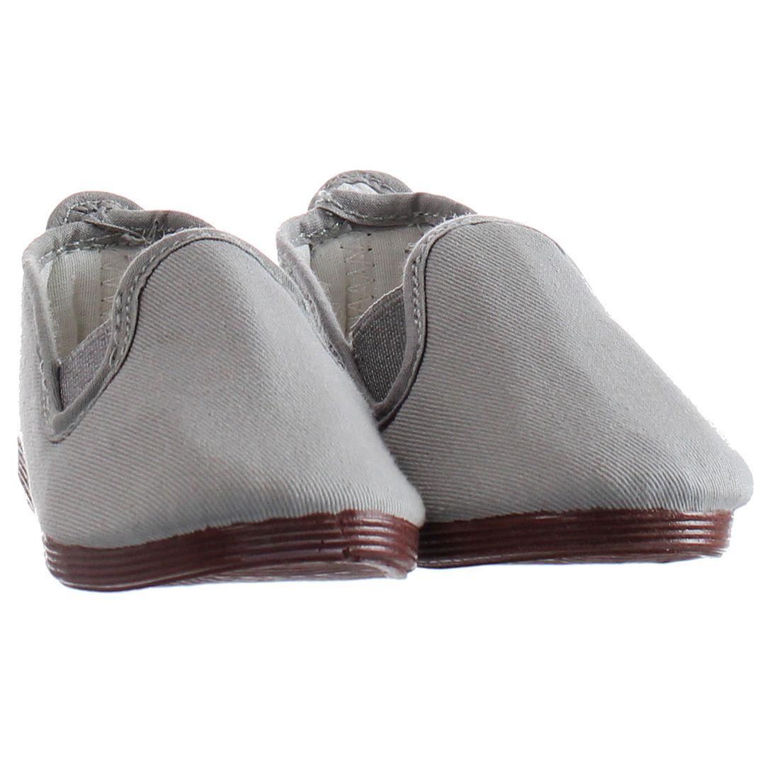 Flossy Gris Kids Grey Plimsolls