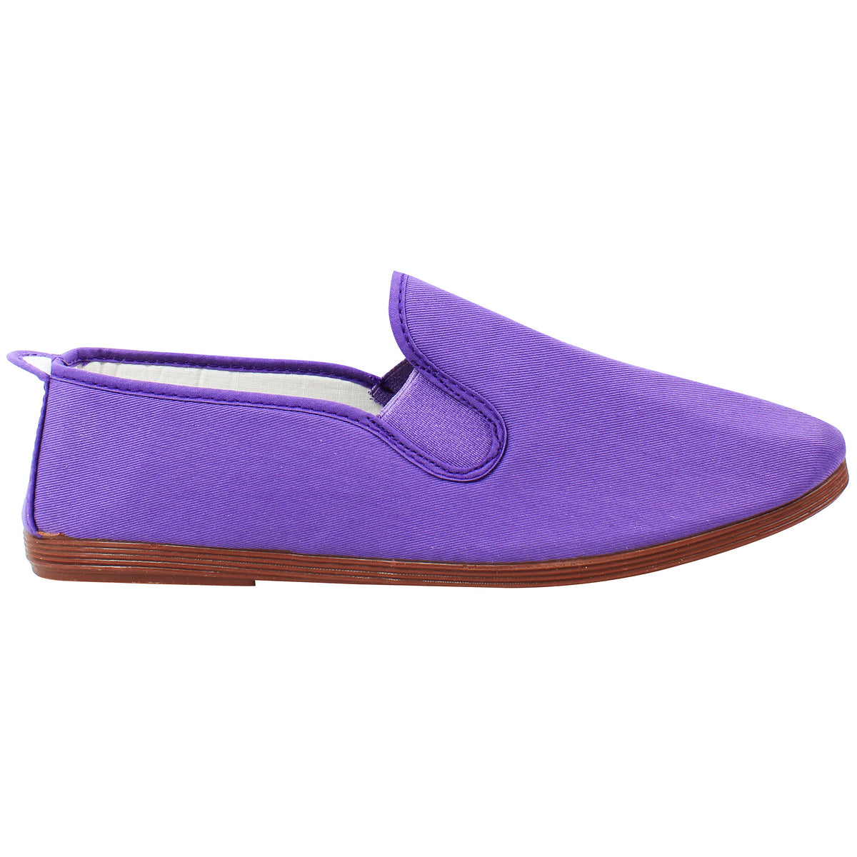 Flossy Morado Womens Purple Plimsolls