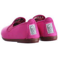 Flossy Pamplona Kids Pink Plimsolls