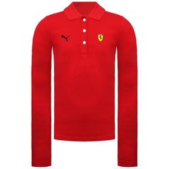 Puma Scuderia Ferrari Mens Red Polo Shirt