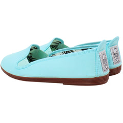 Flossy Mijas Womens Aqua Plimsolls