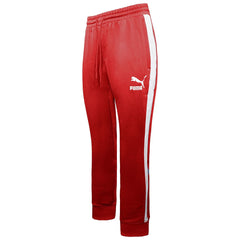 Puma Logo Mens Red/White Track Pants