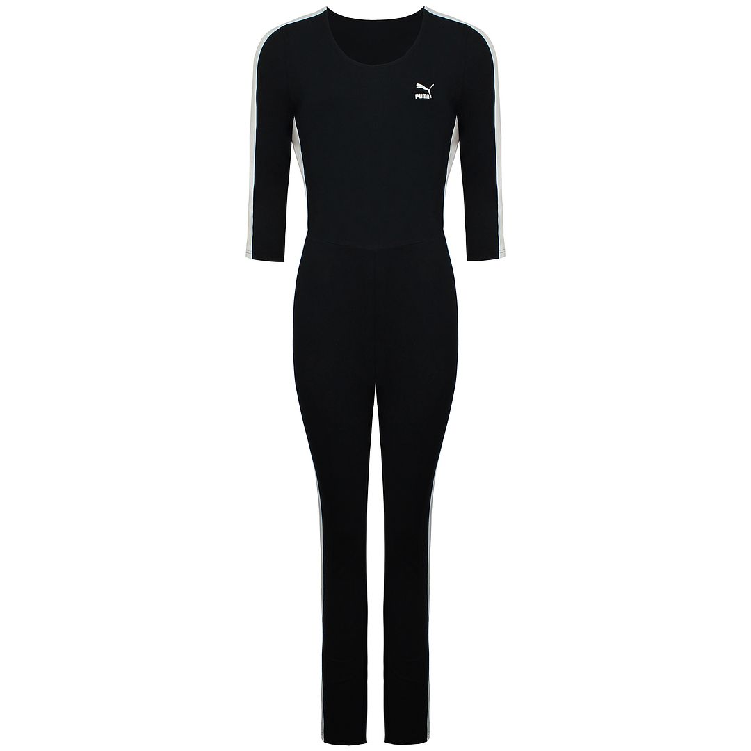 Puma Archive T7 Womens Black Jumpsuit