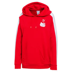 Puma x Hello Kitty Long Sleeve Pullover Red/White Womens Hoodie 576734 05