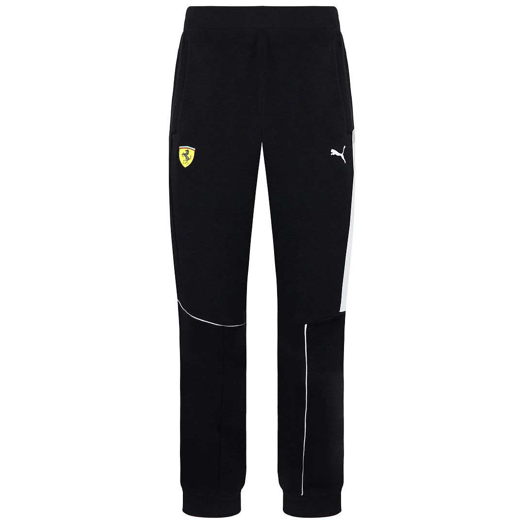 Puma x Scuderia Ferrari Mens Black Track Pants