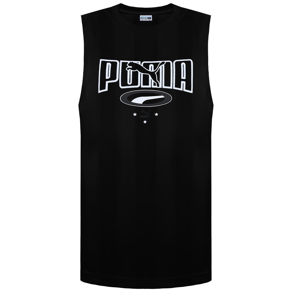 Puma 90s Retro Mens Black Vest