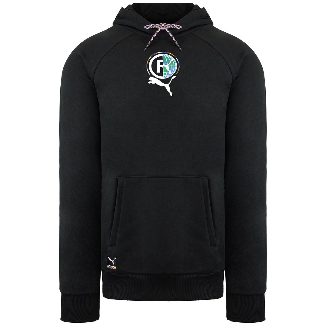 Puma International Graphic Mens Black Hoodie