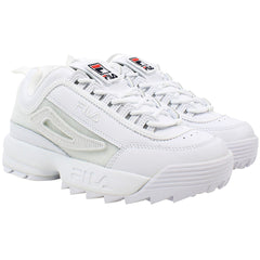 Fila Disruptor II Patches Womens White Trainers