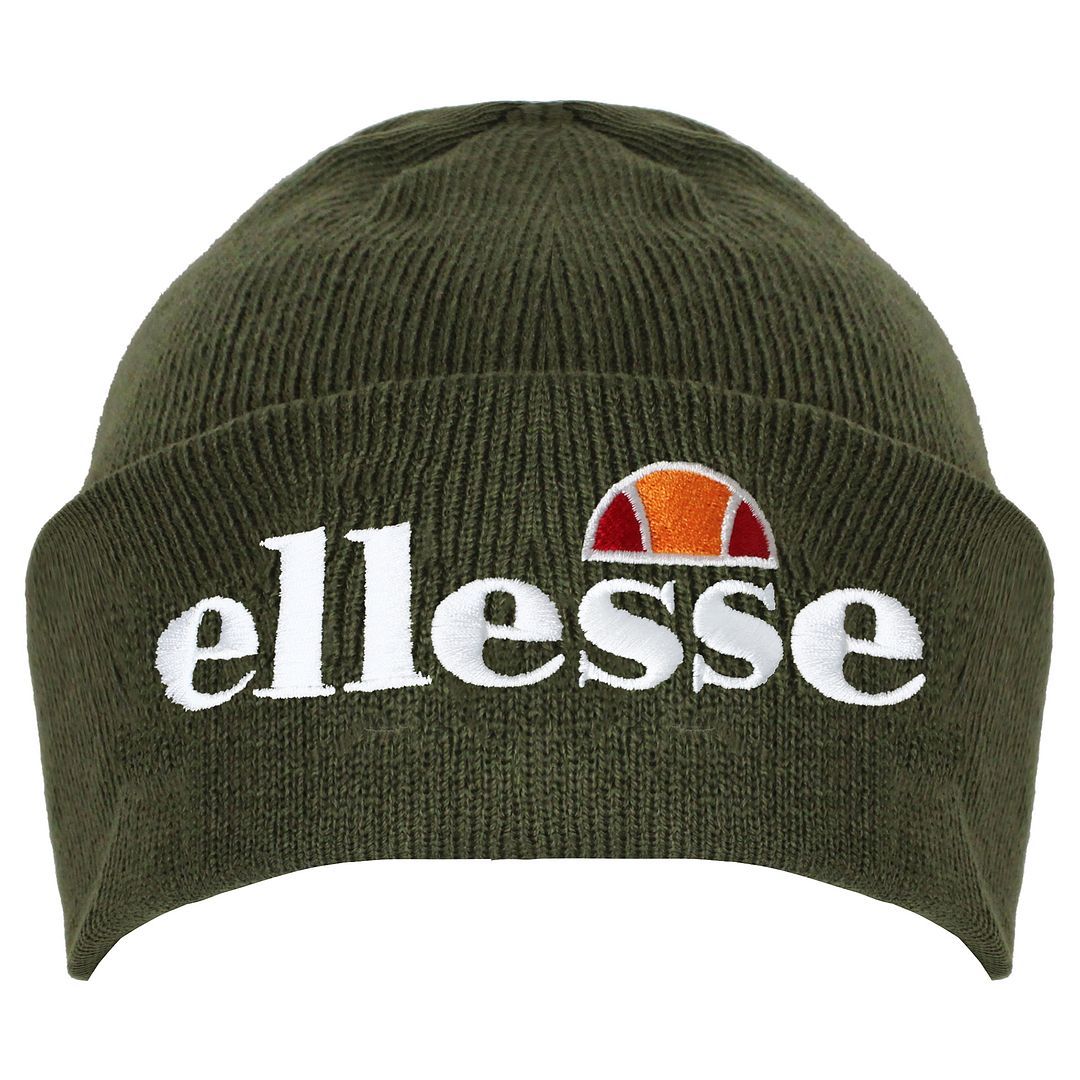 Ellesse Logo Velly Knit Mens Khaki Beanie