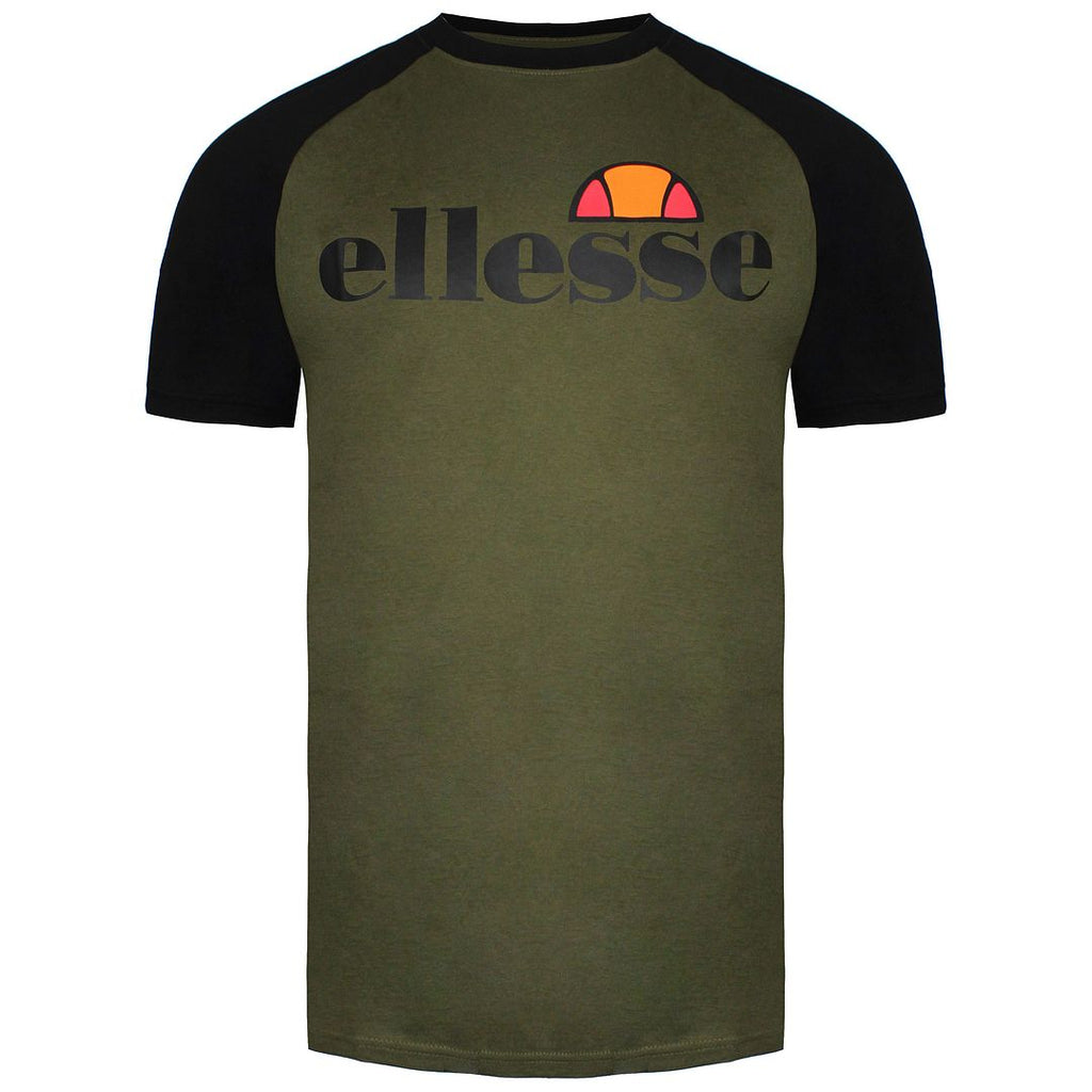 Ellesse Corp Mens Black/Khaki T-Shirt