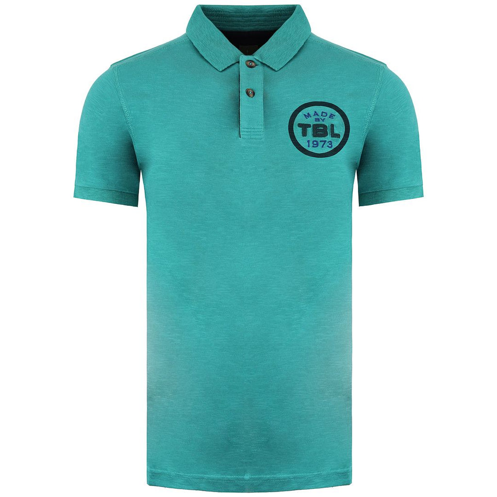 Timberland Logo Mens Green Polo Shirt