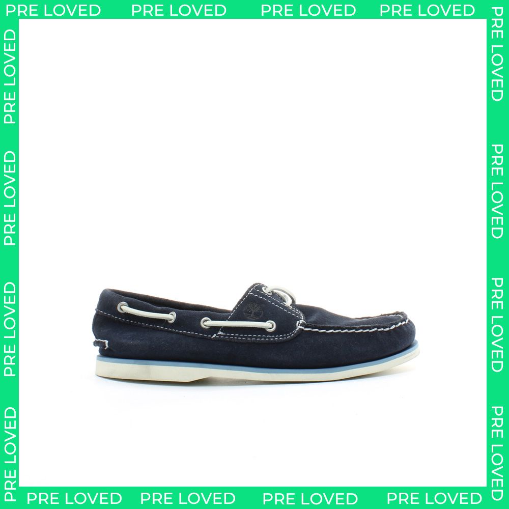 Timberland Classic 2 Eye Mens Navy Boat Shoe NO BOX