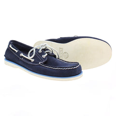 Timberland Classic 2 Eye Mens Navy Boat Shoe NO BOX