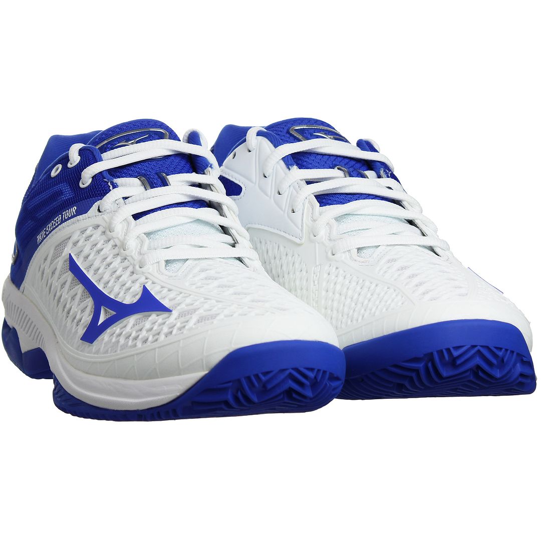 Mizuno Wave Exceed Tour 4 CC Womens White Tennis Shoes