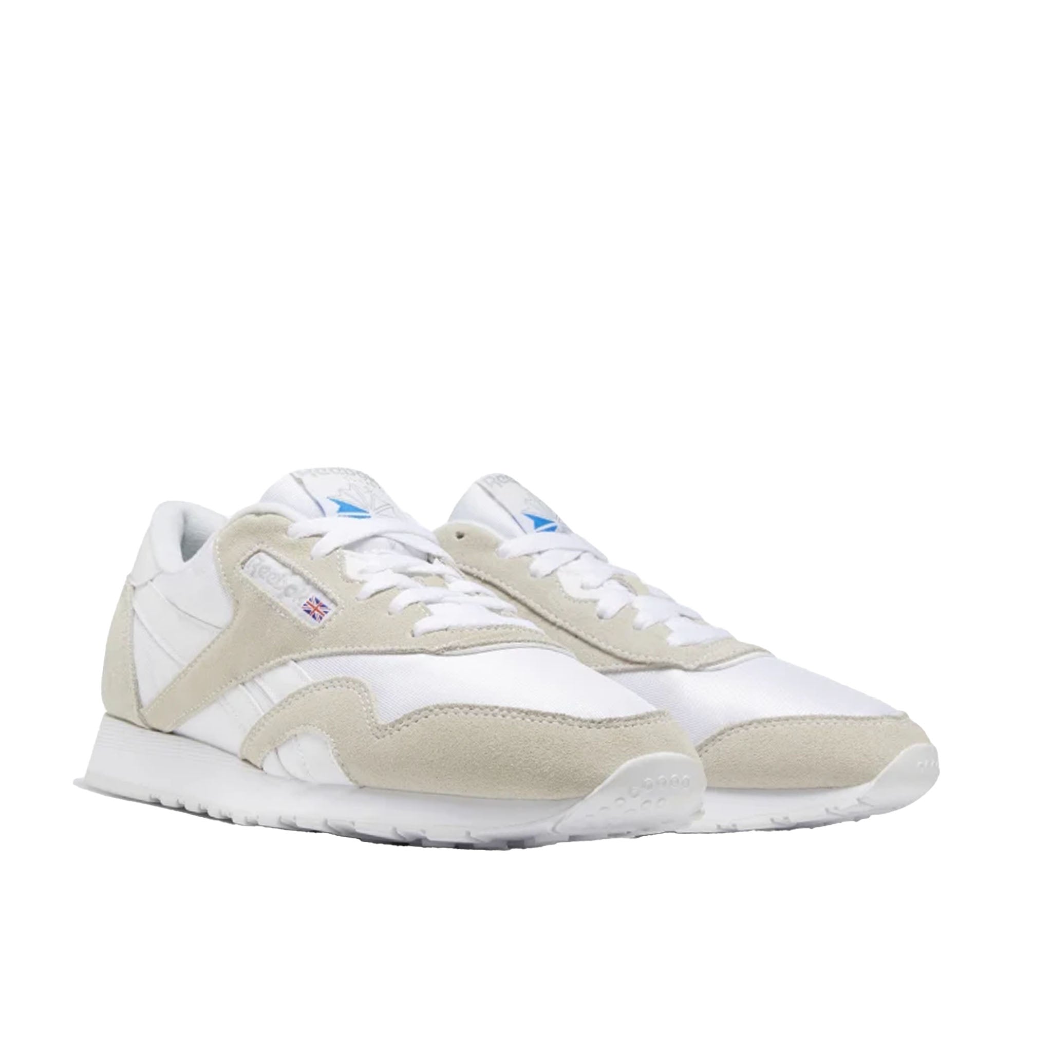 Reebok Classic Nylon Mens White Trainers