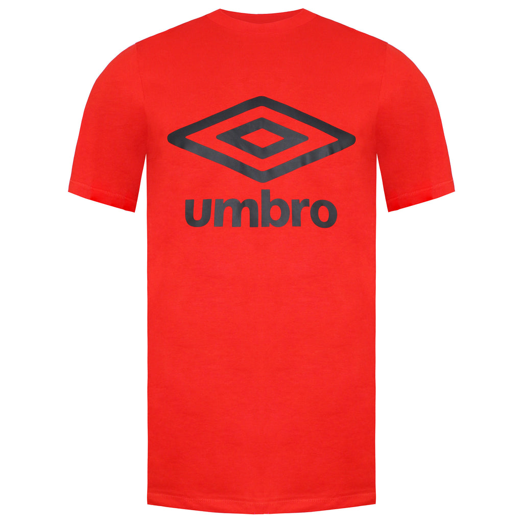 Umbro Large Logo Mens Red T-Shirt