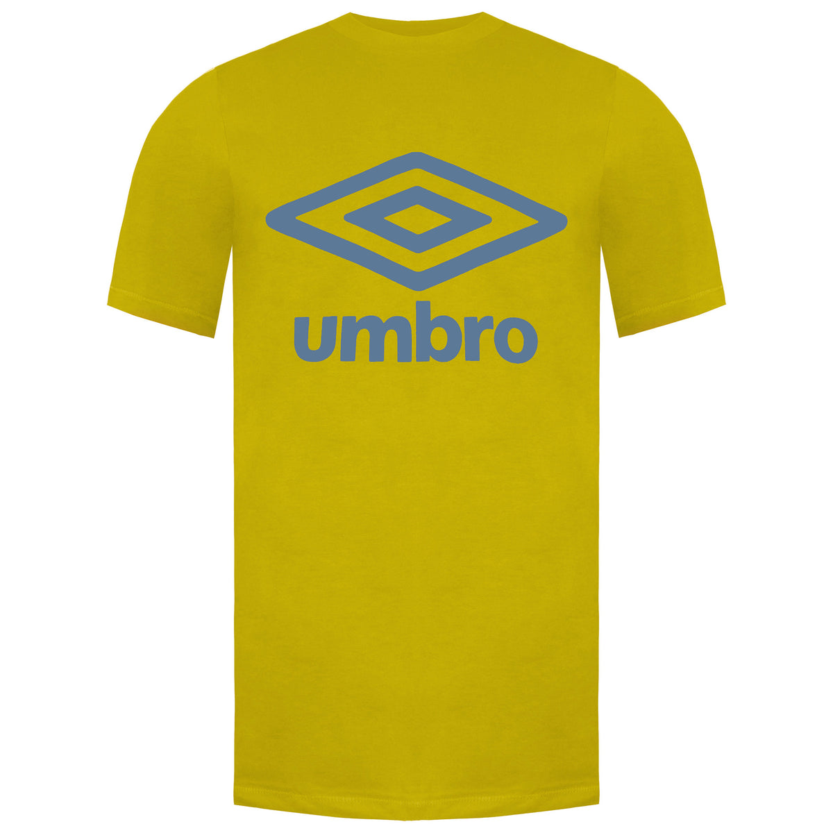 Umbro Large Logo Mens Yellow T-Shirt