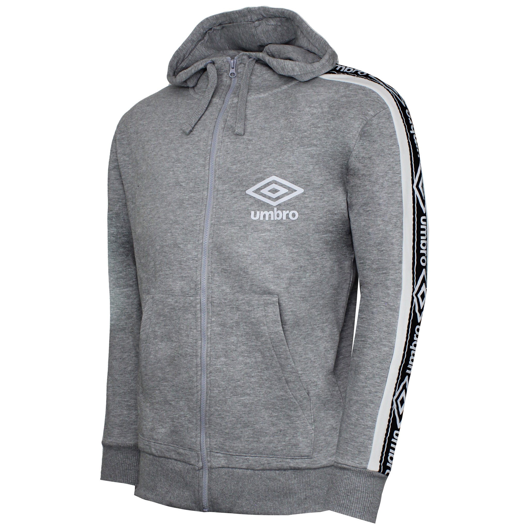 Umbro Mens Grey Taped Track Jacket