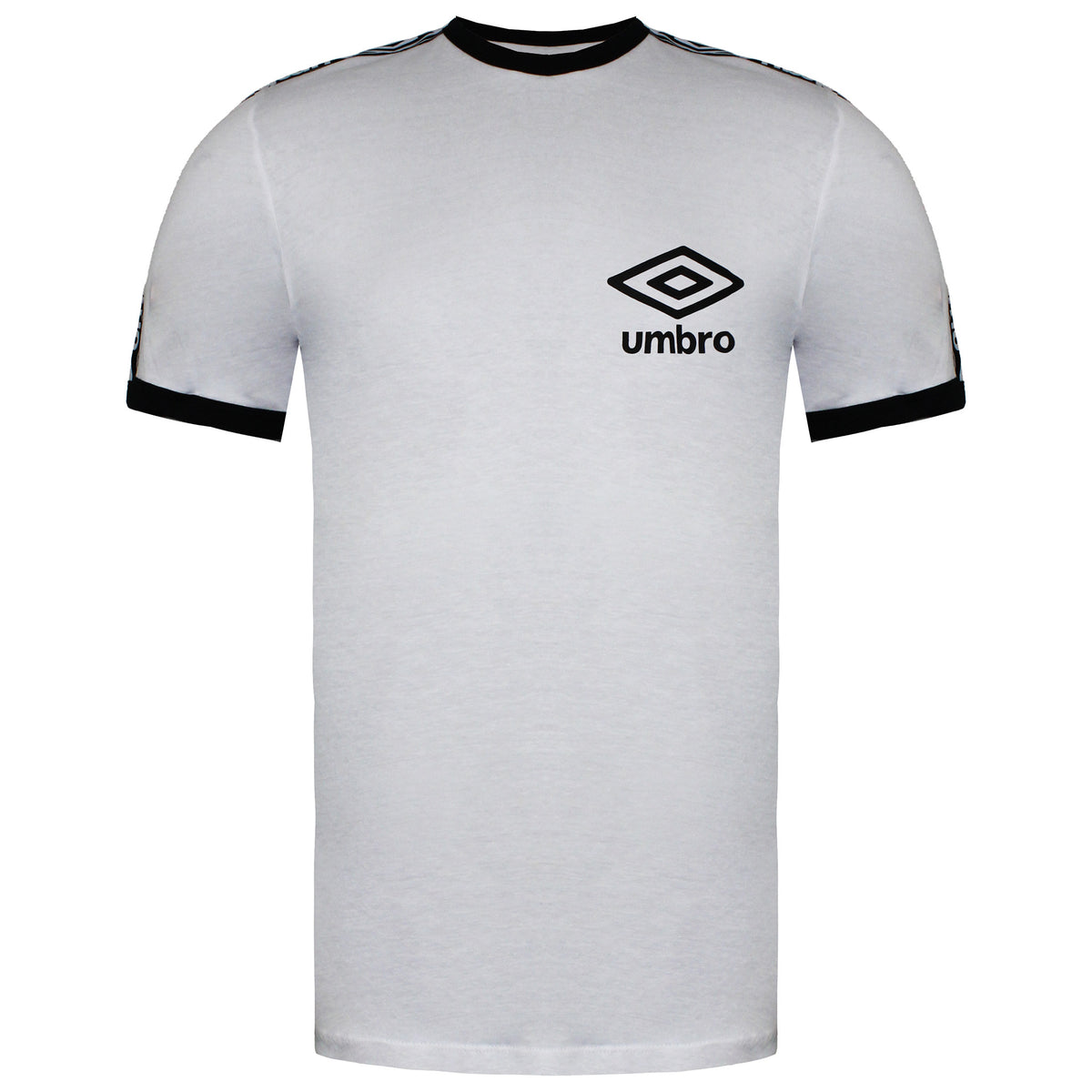 Umbro Taped Ringer Mens White T-Shirt