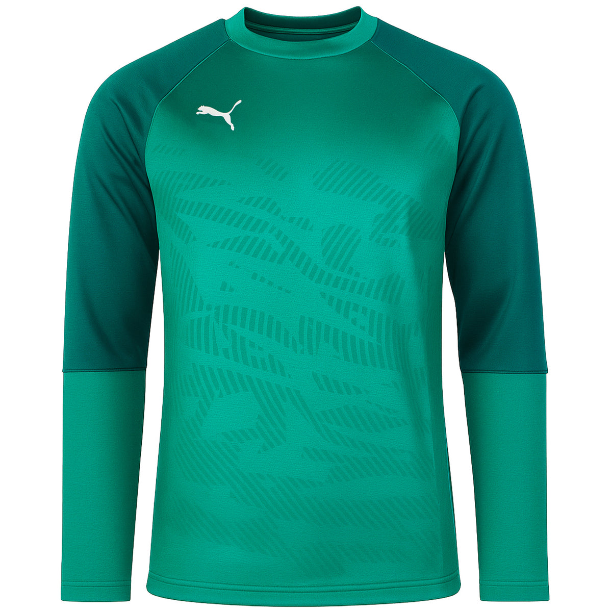 Puma CUP Mens Green Training Sweat Core Top