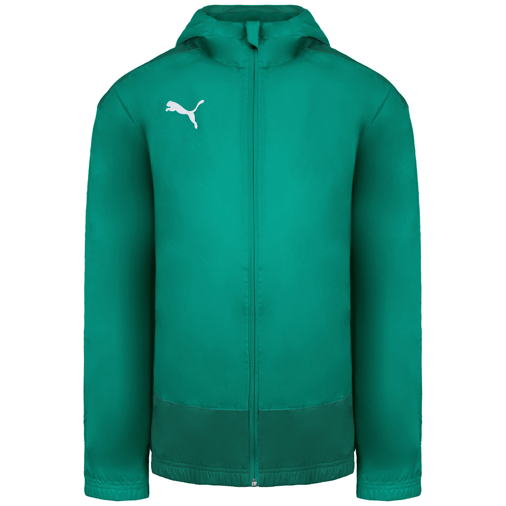 Puma TeamGoal 23 TRG Mens Green Rain Jacket