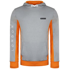 Devote London Cody Mens Grey/Orange Hoodie