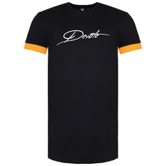 Devote London Felix Mens Black/Orange T-Shirt