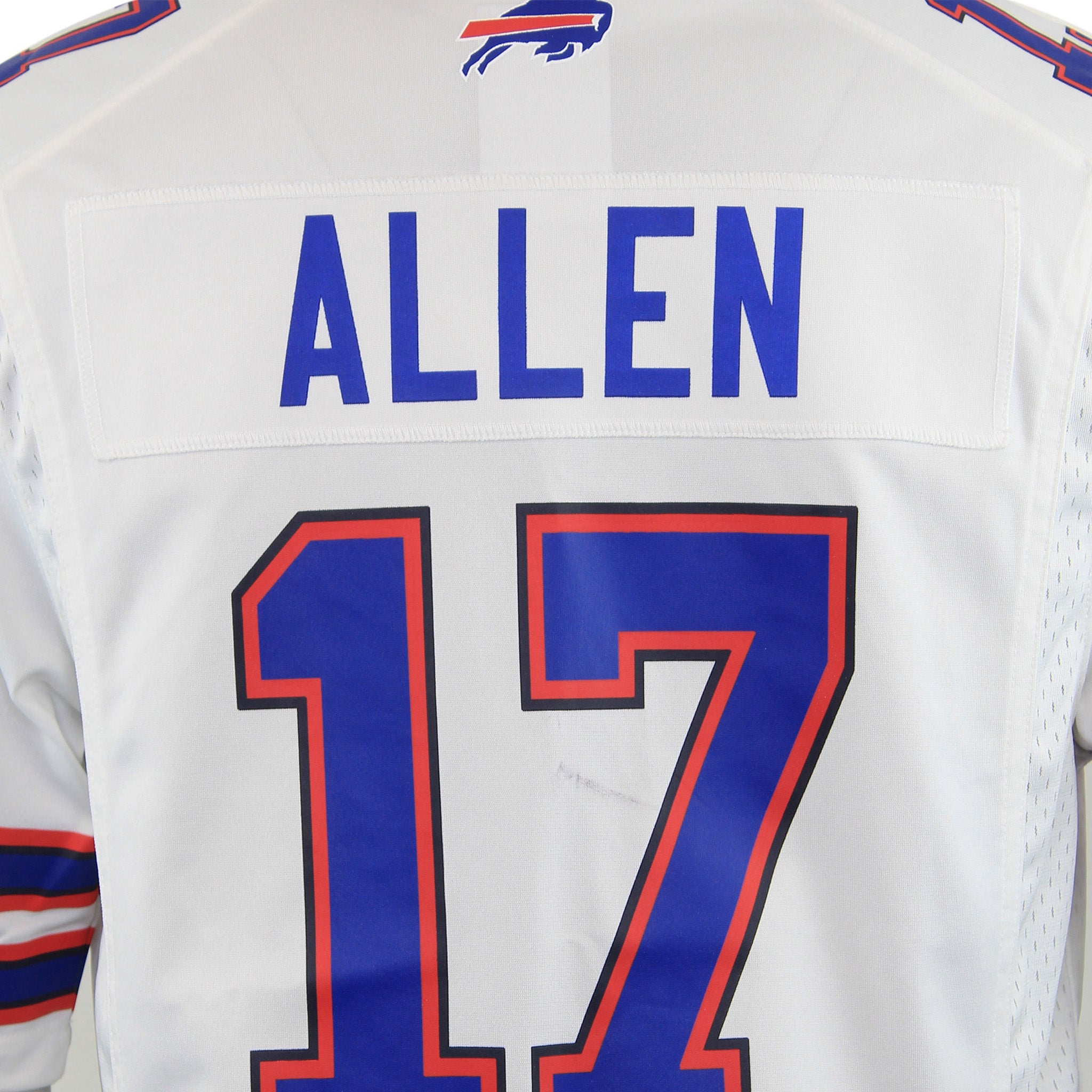 Nike NFL Buffalo Bills 17 Josh Allen Mens Classic Jersey - S - Dirty Marks