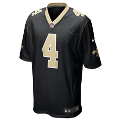 Nike NFL New Orleans Saints 4 Derek Carr Home Game Jersey