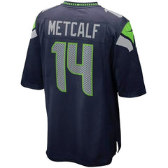 Nike NFL Seattle Seahawks 14 Metcalf Home Game Jersey