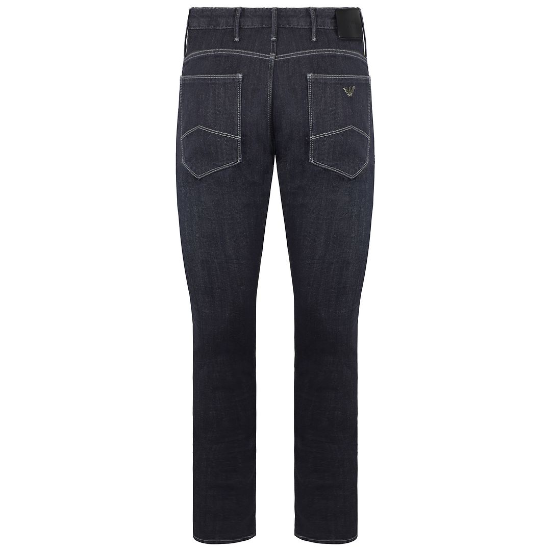 Armani Jeans Slim Fit Mens Dark Grey Denim