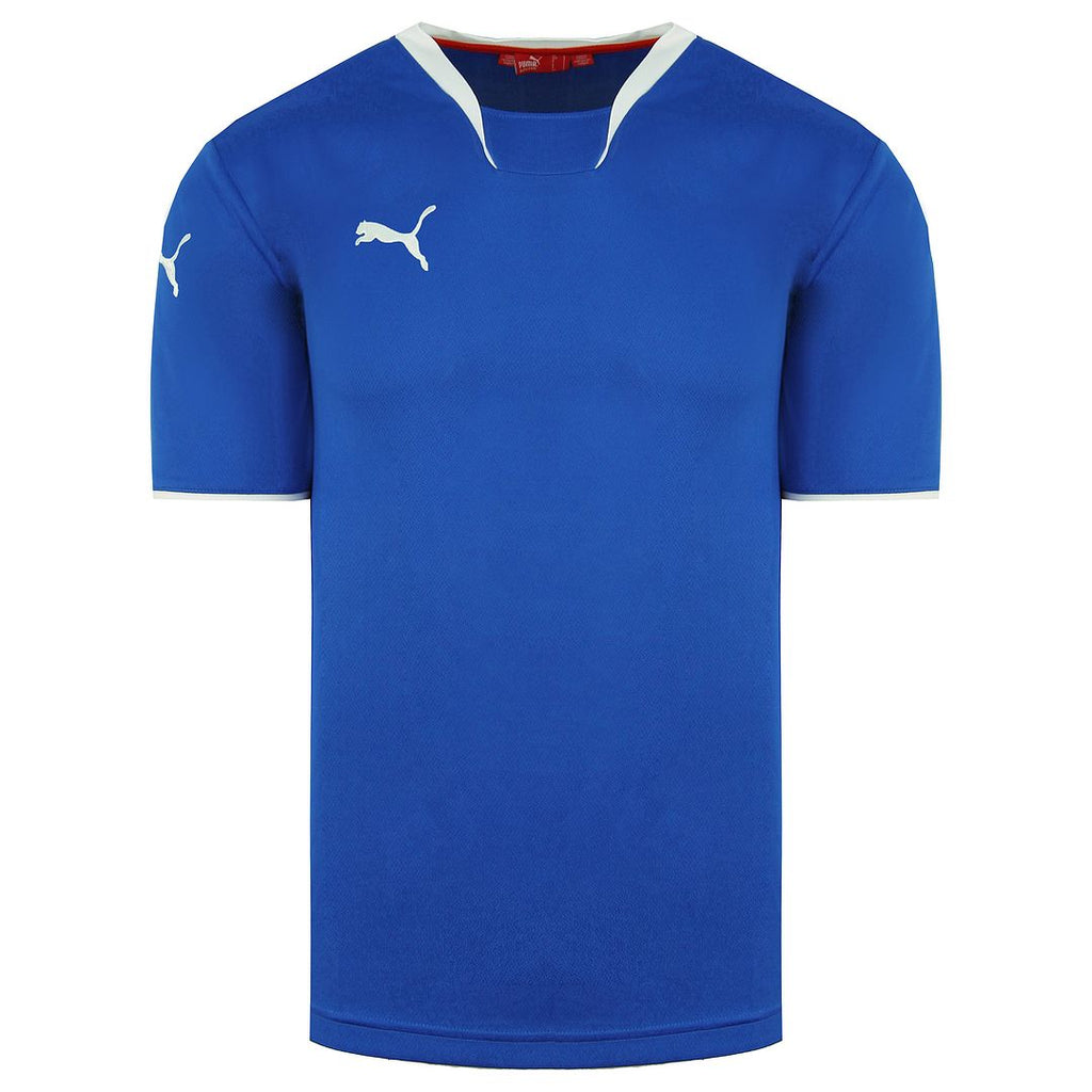 Puma V-Kon Mens Blue/White Football Shirt