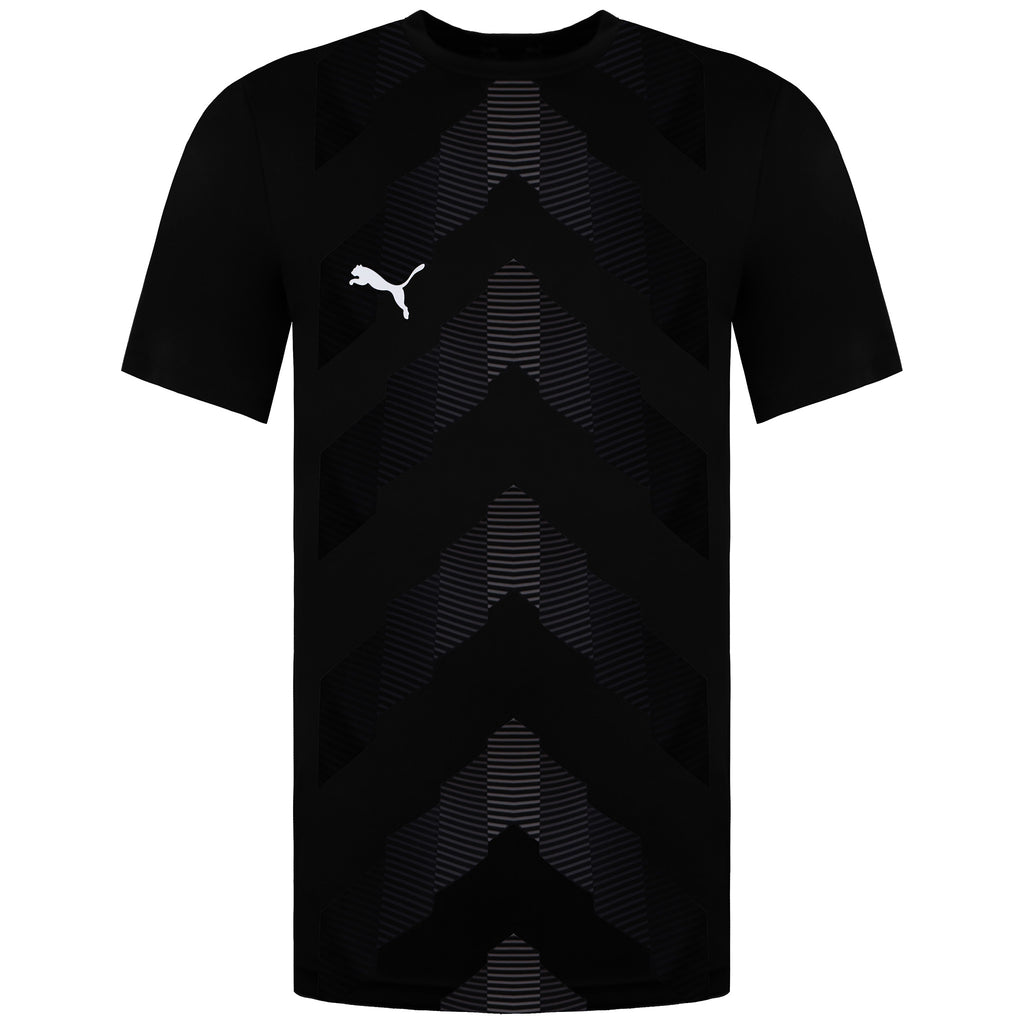 Puma Team Glory Mens Black Football Top