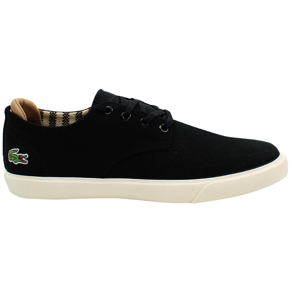 Lacoste Esparre 219 1 CMA Mens Black Plimsolls