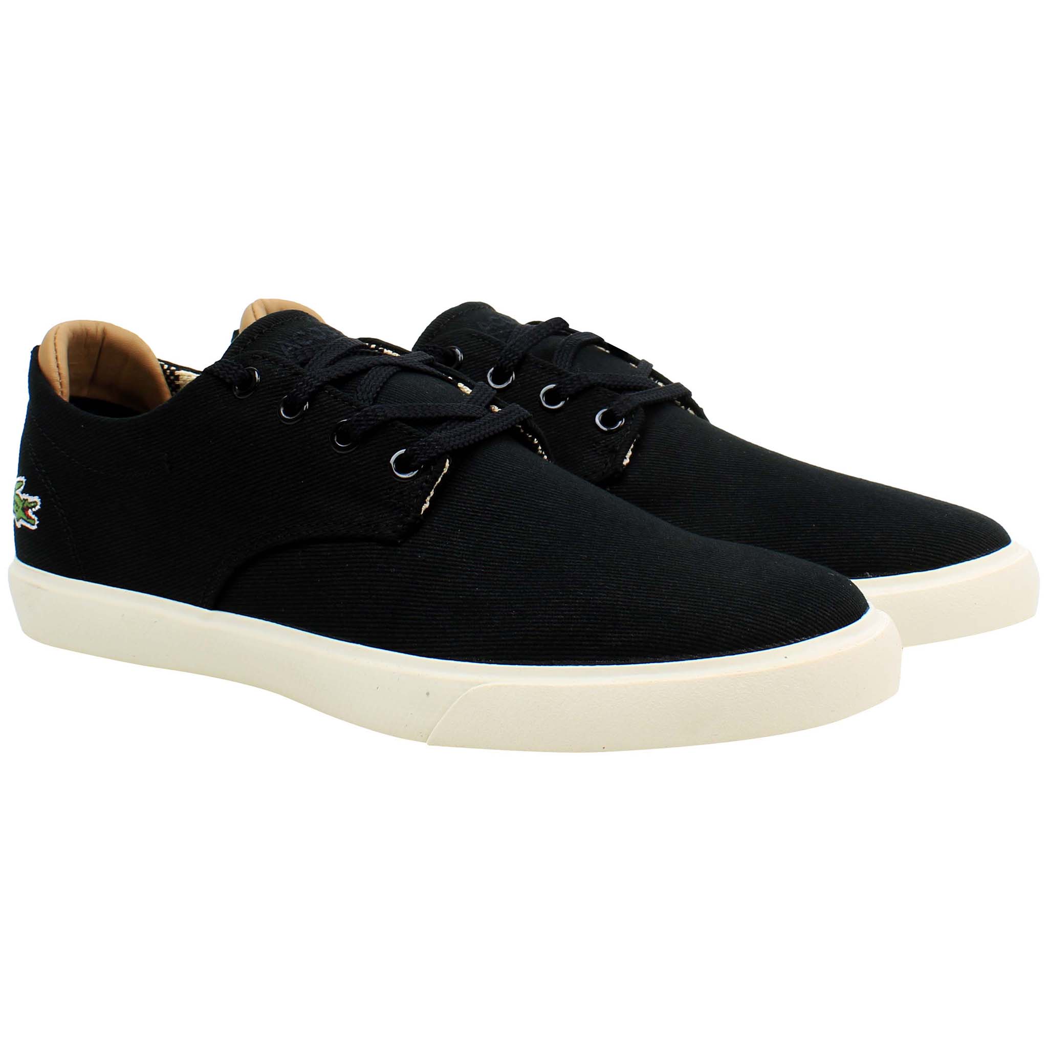 Lacoste Esparre 219 1 CMA Mens Black Plimsolls