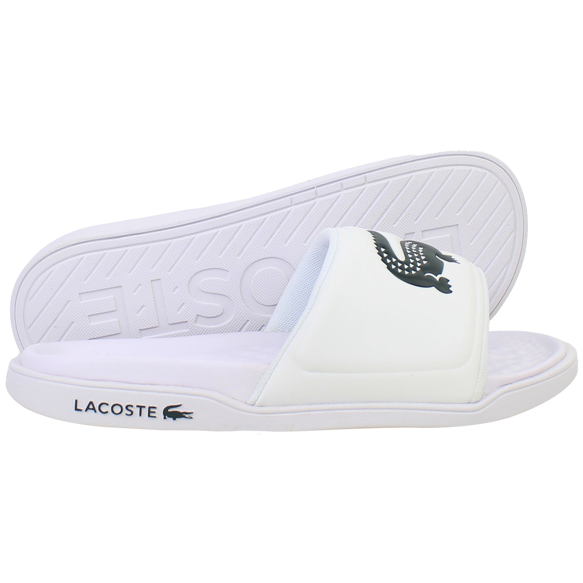 Lacoste Croco Dualiste 0922 2 CFA Womens White Sliders