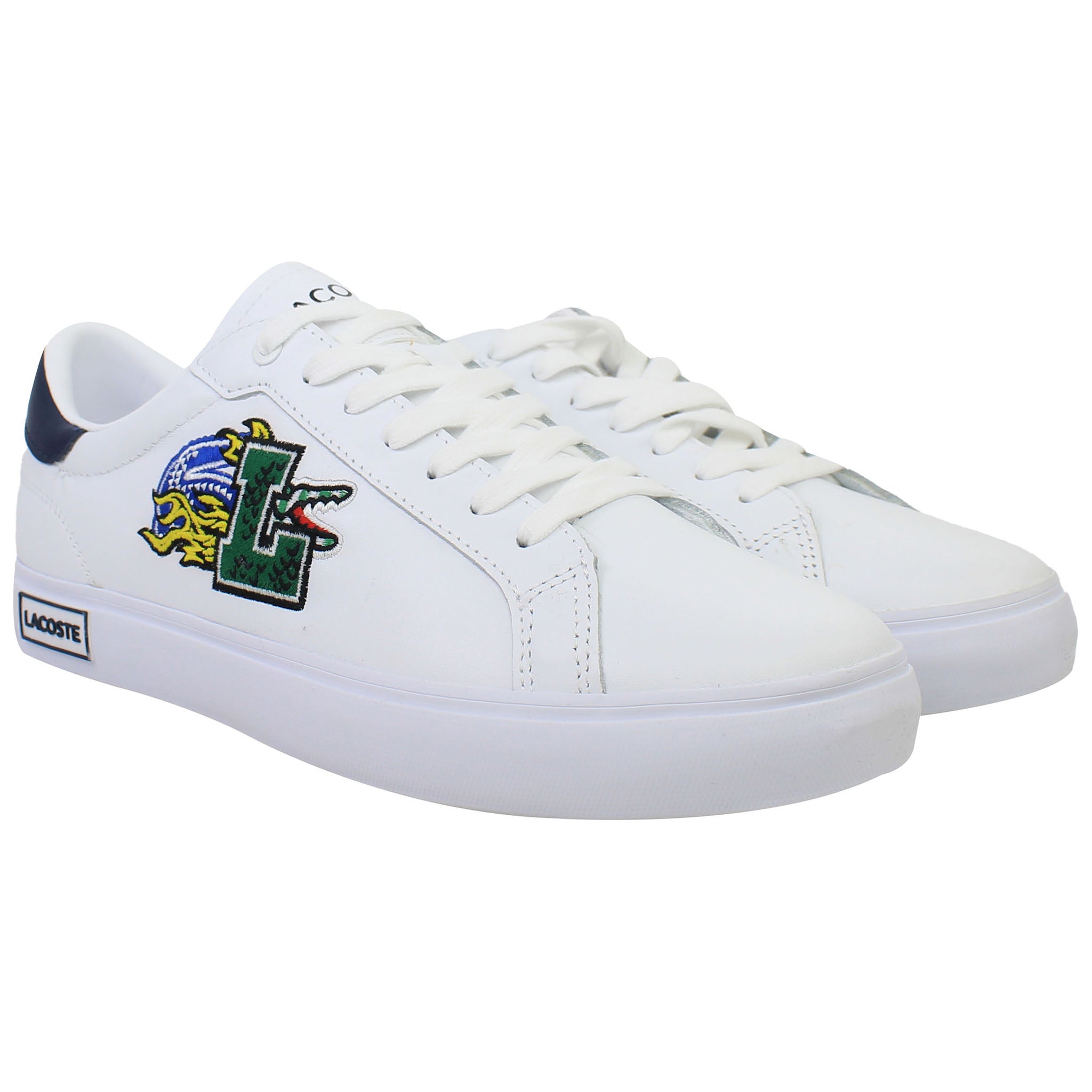 Lacoste Powercourt 222 4 SMA Mens White Trainers