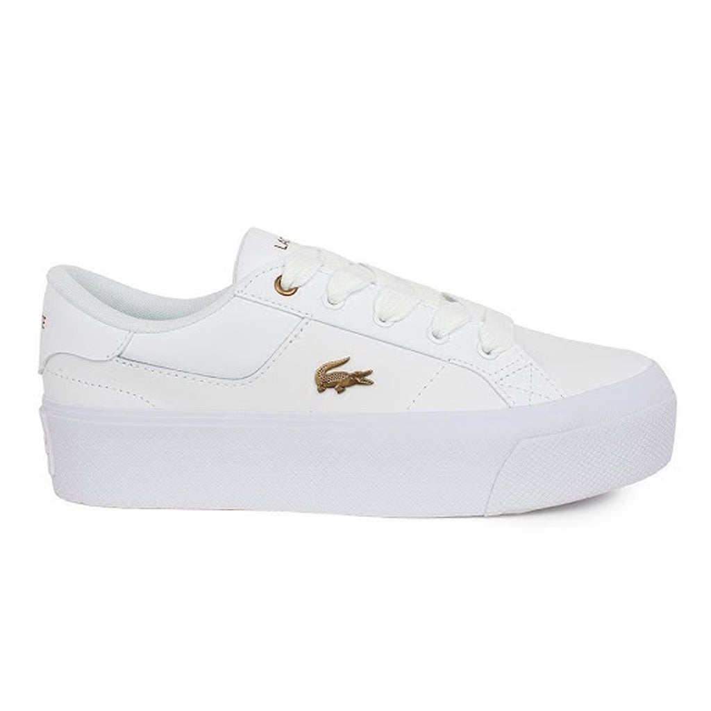 Lacoste Ziane Platform 123 1 CFA Womens White Trainers