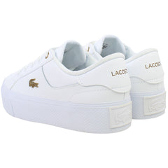 Lacoste Ziane Platform 123 1 CFA Womens White Trainers